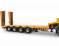 4-axle low loader semitrailer with offset platform - reinforced - extendible