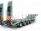 4-axle low loader semitrailer with offset platform