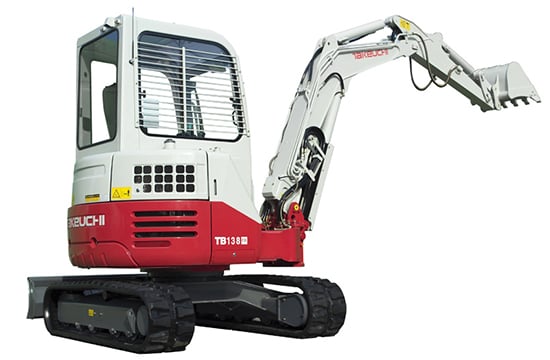 Specifiche escavatgori Takeuchi TB 138 FR (2007 - 2024) | Pale